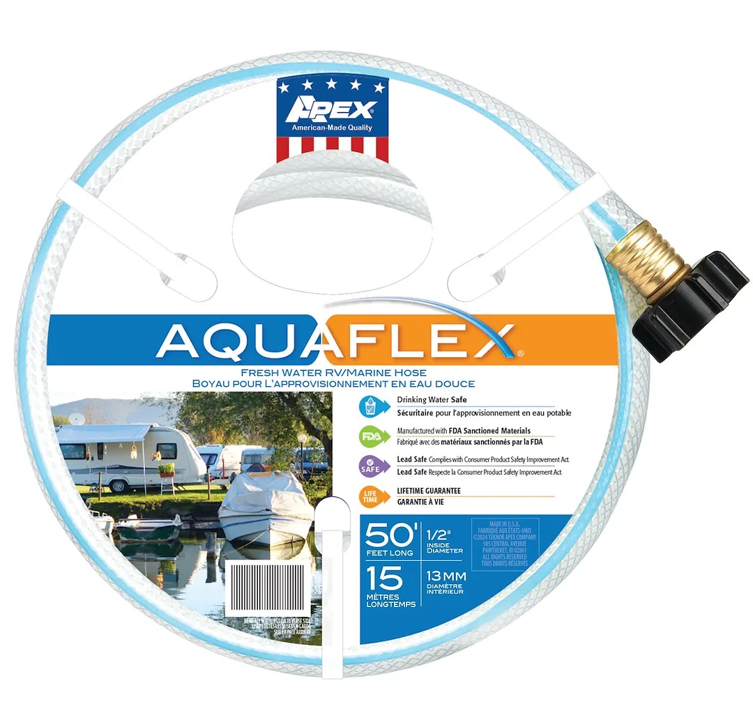 8503-25 – TEKNOR APEX Fresh Water Hose, Used To Connect RV/ Boat To Community Water Supplier With Threaded Connection...